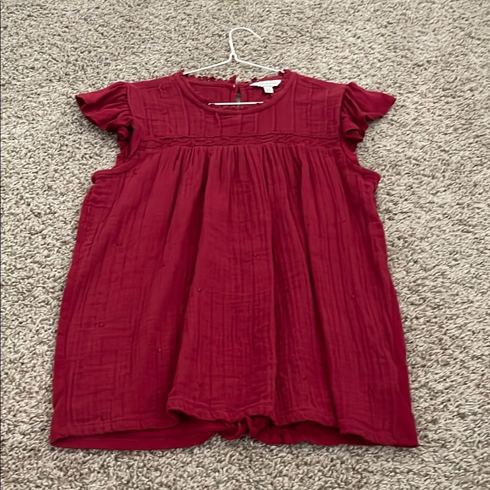 Maroon lucky brand Shirt